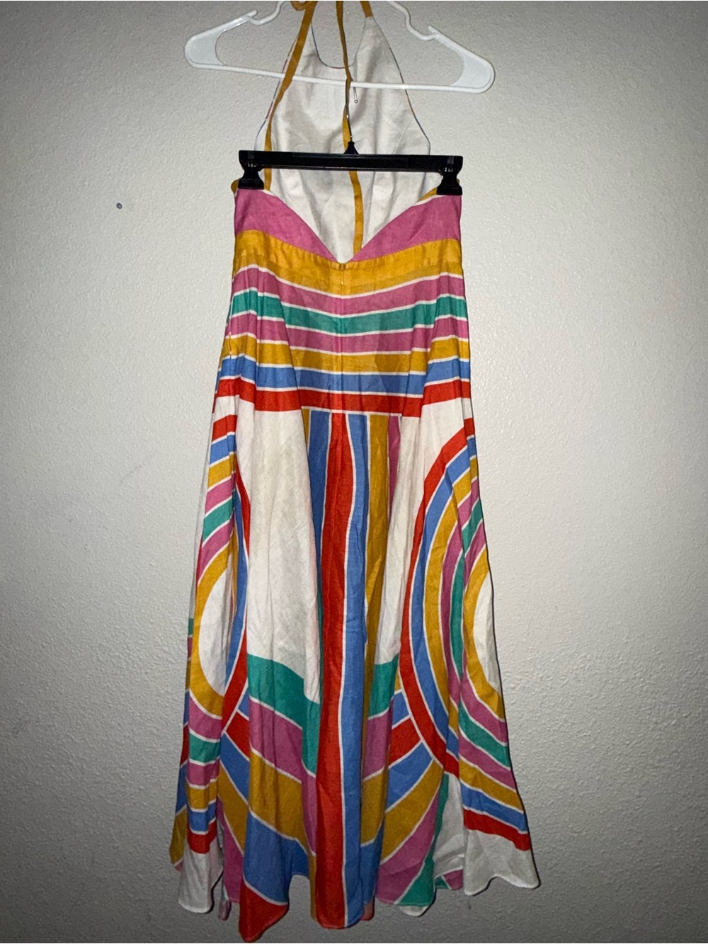 Zimmermann Multicolor Maxi Skirt with Curved Stripe Print size 1=6 US - Picture 5 of 7